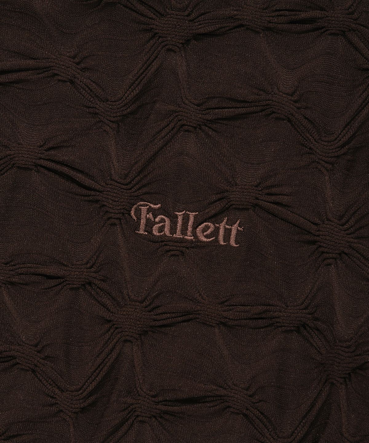 팔렛(FALLETT) 스모킹 반팔티 브라운