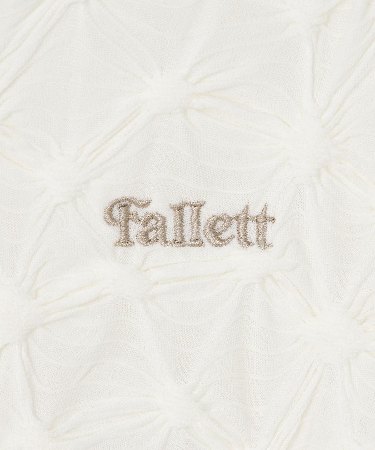팔렛(FALLETT) 스모킹 반팔티 아이보리