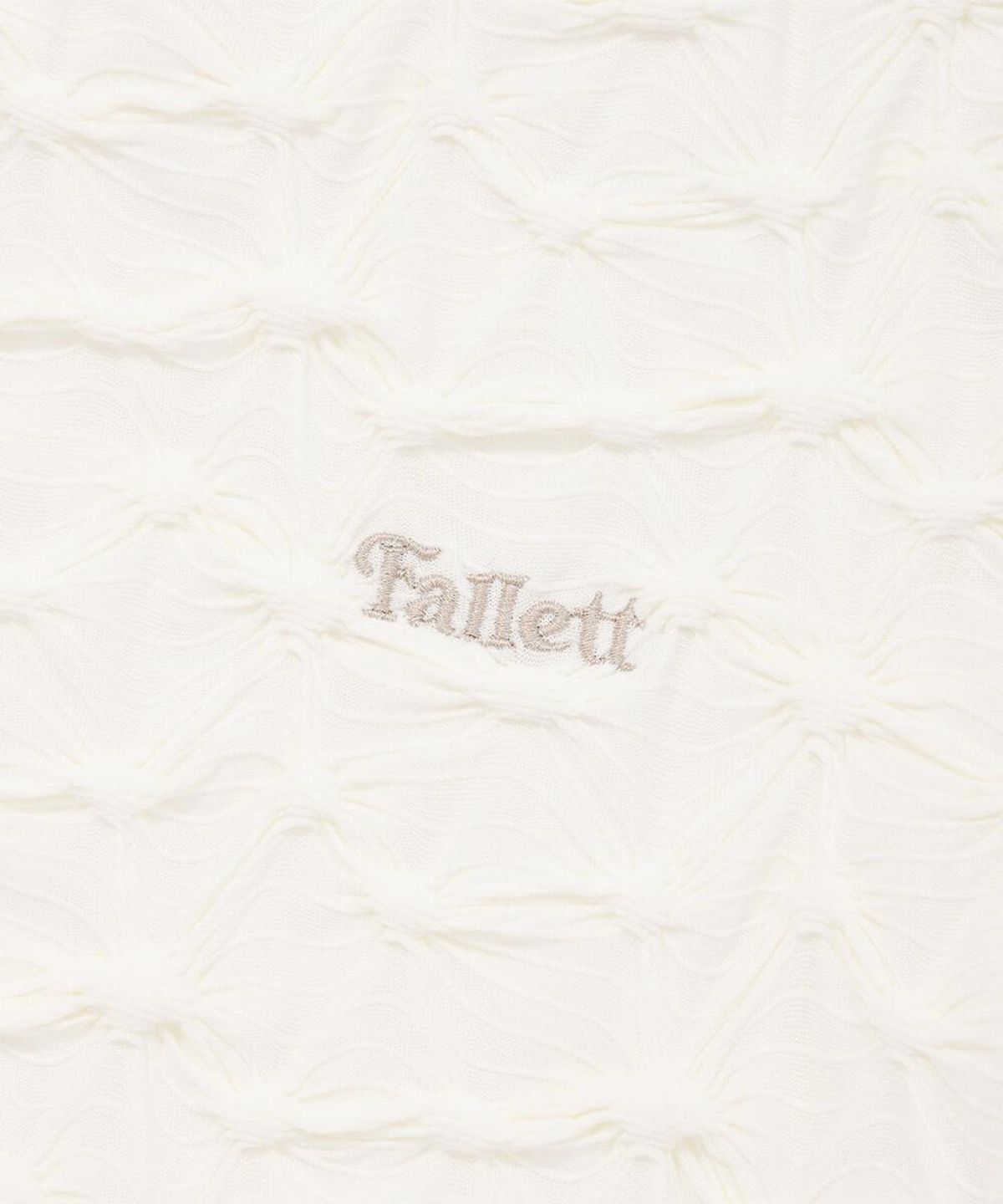 팔렛(FALLETT) 스모킹 반팔티 아이보리
