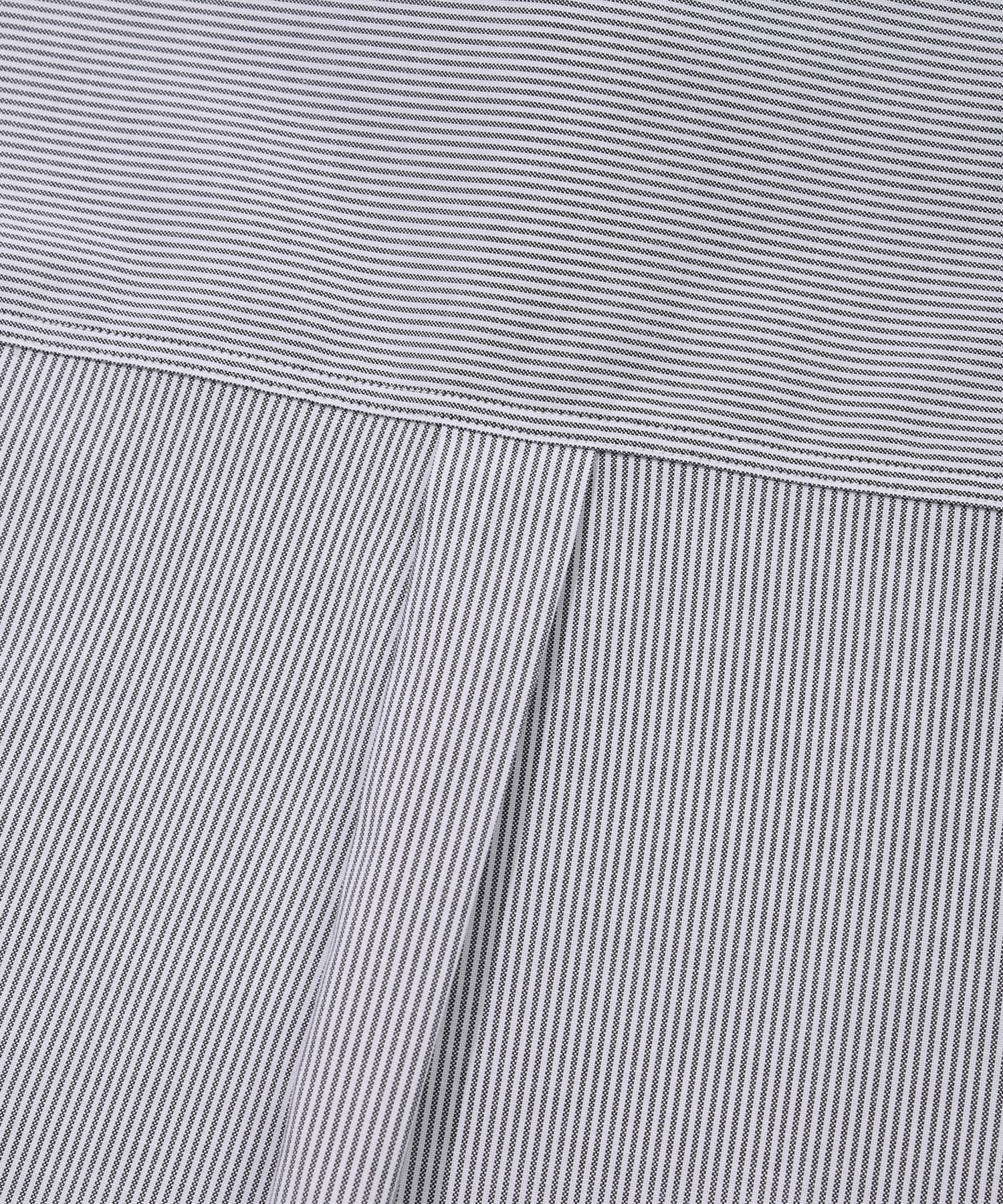 MUSINSA | FALLETT Nero Oxford Shirt Black Stripe