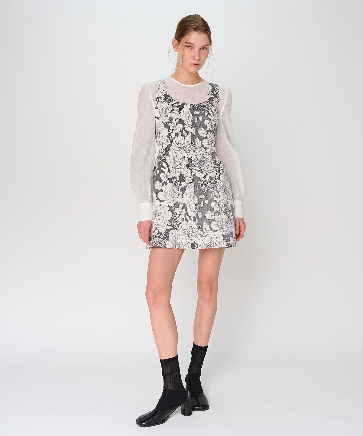 폴앤앨리스(PAUL&ALICE) MINI DRESS / GREY