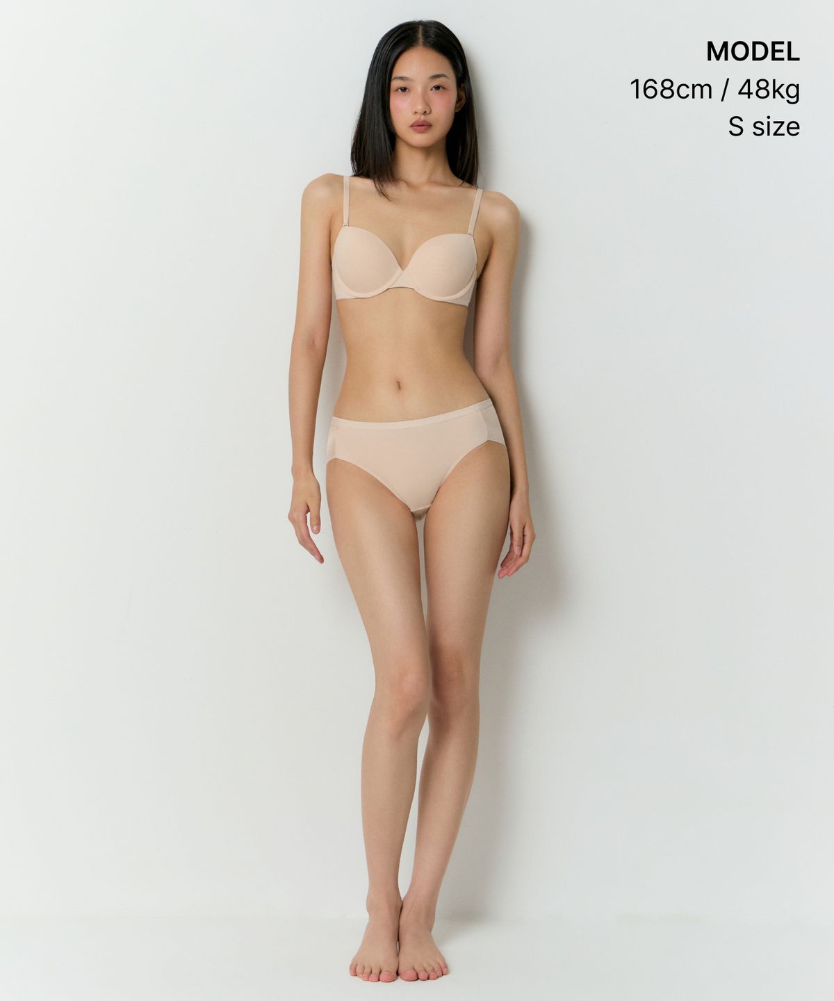 무신사 스탠다드 우먼(MUSINSA STANDARD WOMAN) 우먼즈 베이식 와이어 브라 [라이트 베이지]