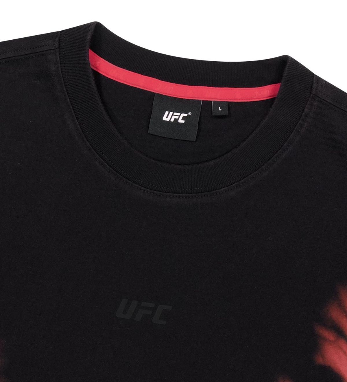 유에프씨 스포츠(UFC SPORT) UFC 블레이즈+ 오버핏 다잉 반팔 티셔츠 레드 U4SSV2310RE