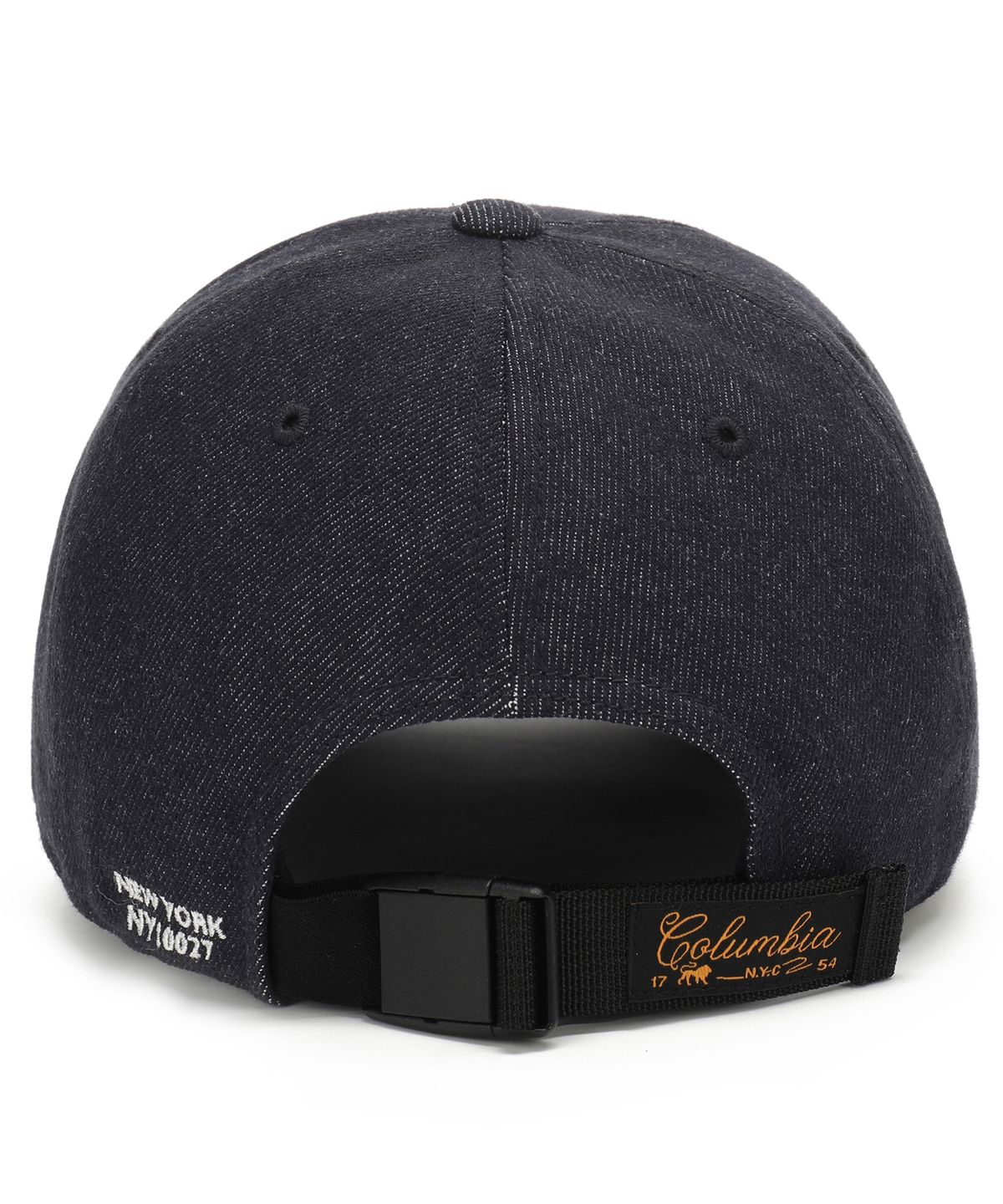 컬럼비아 유니버시티(COLUMBIA UNIVERSITY) NY10027 LOGO DENIM BALL CAP 인디고데님