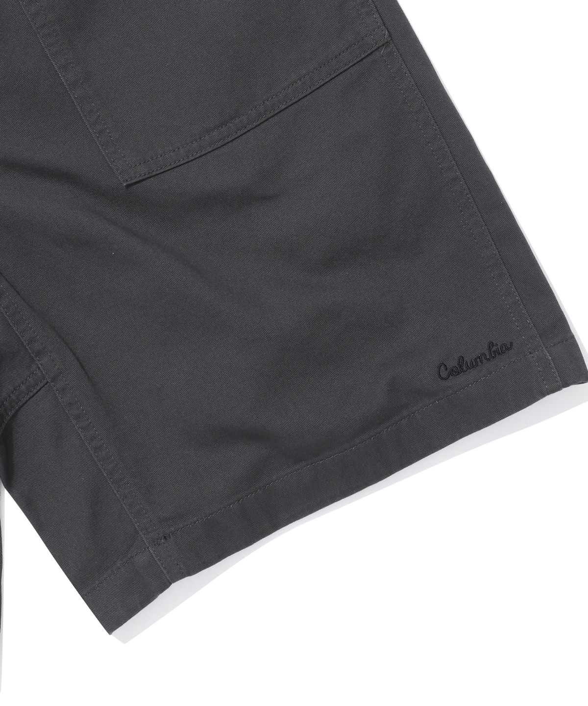 컬럼비아 유니버시티(COLUMBIA UNIVERSITY) SL-LABEL BELTED COTTON SHORTS PANTS 차콜