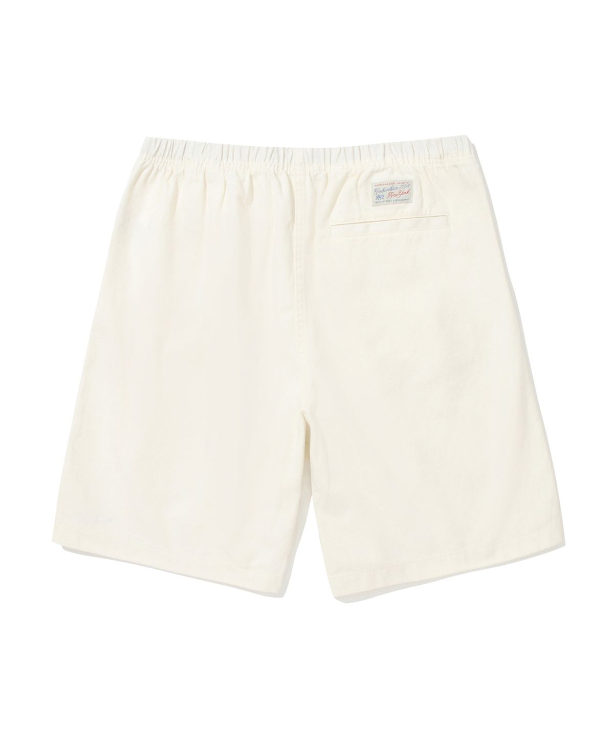 컬럼비아 유니버시티(COLUMBIA UNIVERSITY) SL-LABEL BELTED COTTON SHORTS PANTS 아이보리