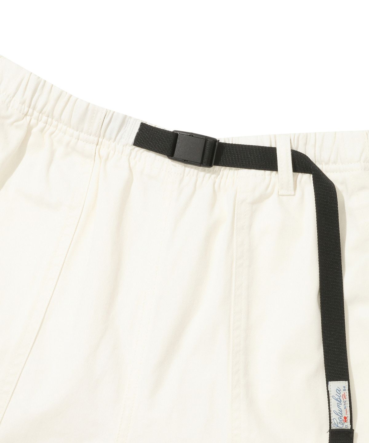 컬럼비아 유니버시티(COLUMBIA UNIVERSITY) SL-LABEL BELTED COTTON SHORTS PANTS 아이보리