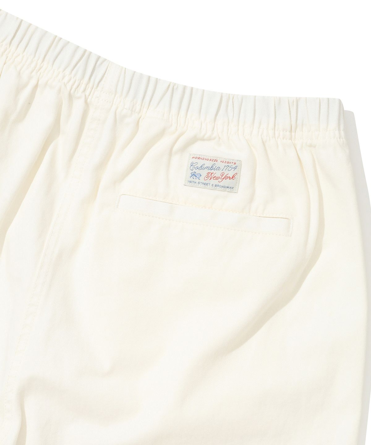 컬럼비아 유니버시티(COLUMBIA UNIVERSITY) SL-LABEL BELTED COTTON SHORTS PANTS 아이보리