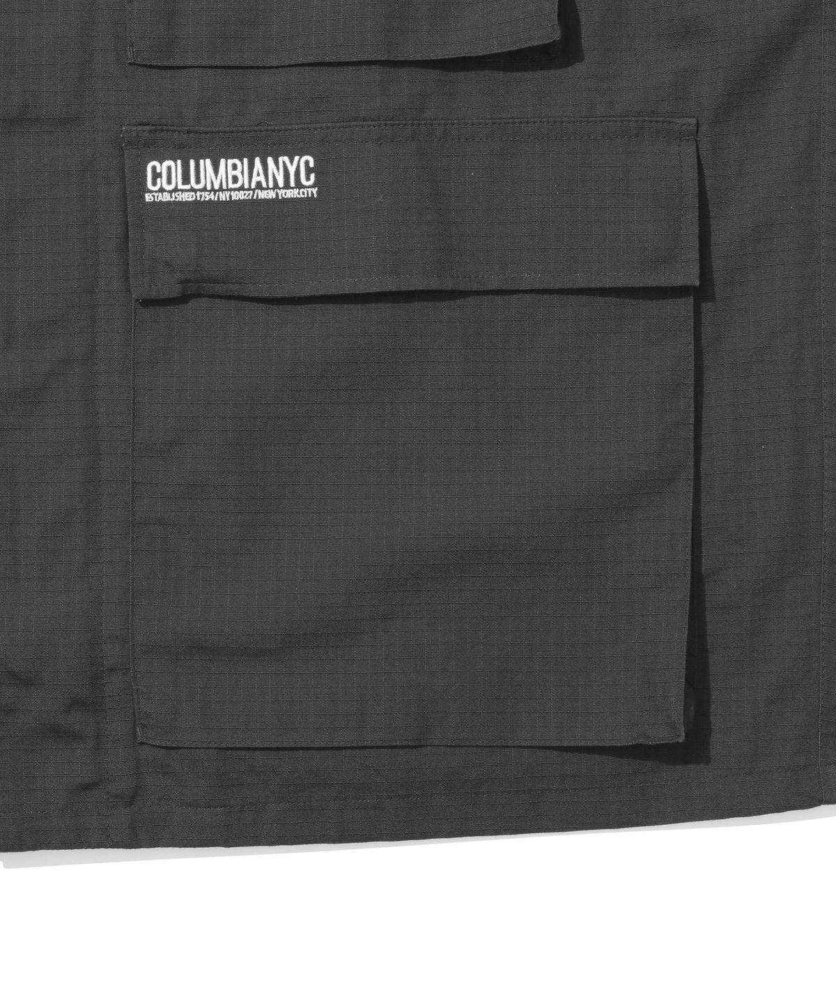 컬럼비아 유니버시티(COLUMBIA UNIVERSITY) NYC BLACKSERIES UTILITY S/S SHIRTS JACKET 차콜