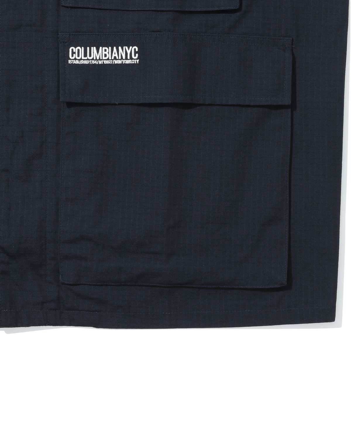컬럼비아 유니버시티(COLUMBIA UNIVERSITY) NYC BLACKSERIES UTILITY S/S SHIRTS JACKET 크라운네이비
