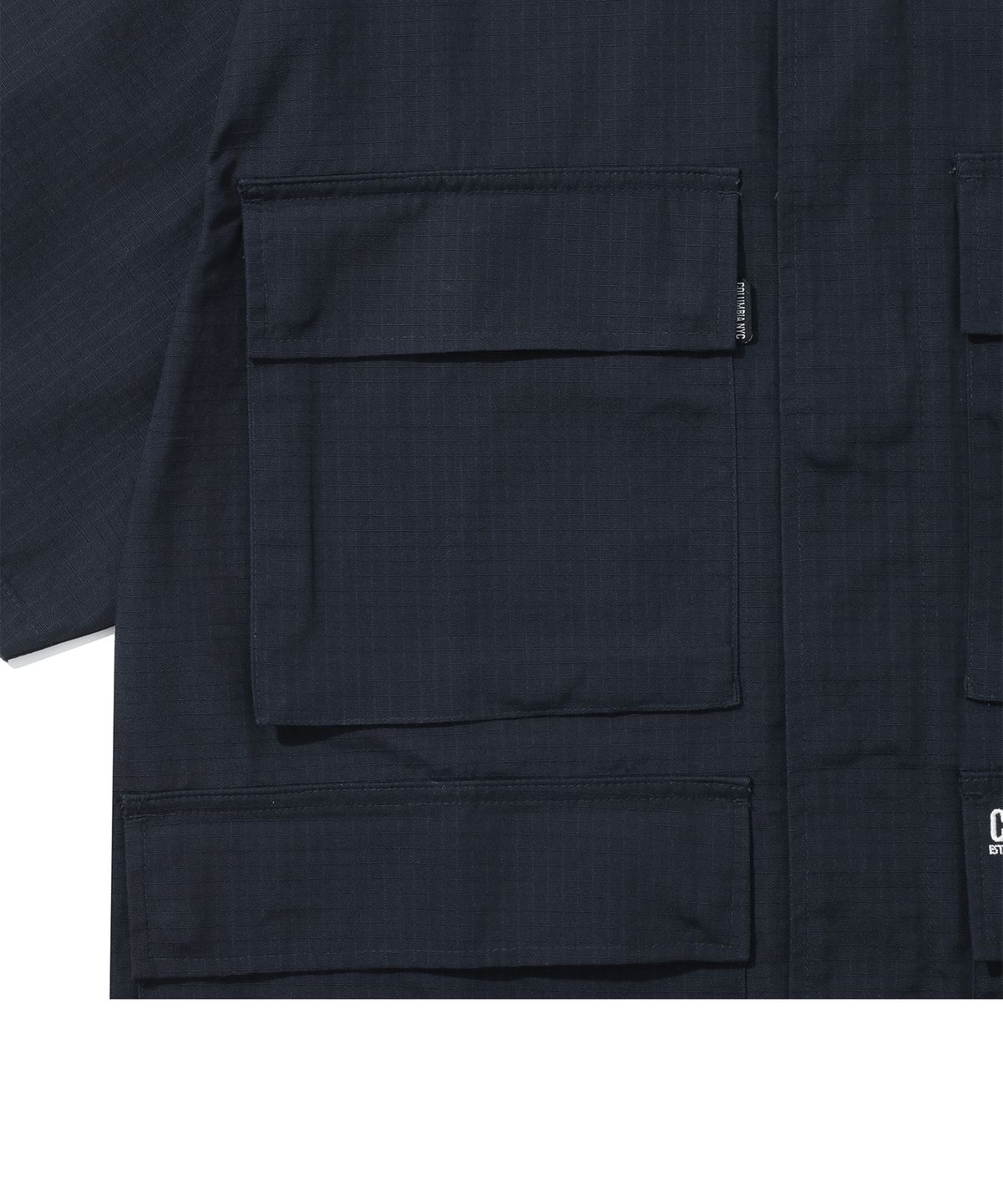 컬럼비아 유니버시티(COLUMBIA UNIVERSITY) NYC BLACKSERIES UTILITY S/S SHIRTS JACKET 크라운네이비