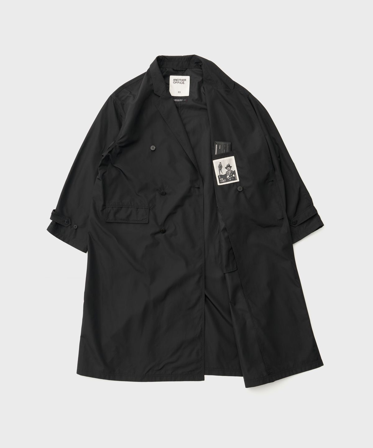 어나더 오피스(ANOTHER OFFICE) Plenty Shop Coat (Almost Black)
