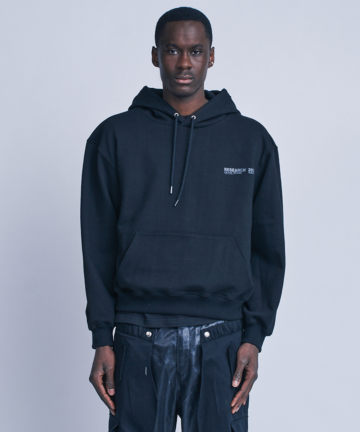 에프디알(FDR) Logo Blue Print + Embo_Melange Grey
