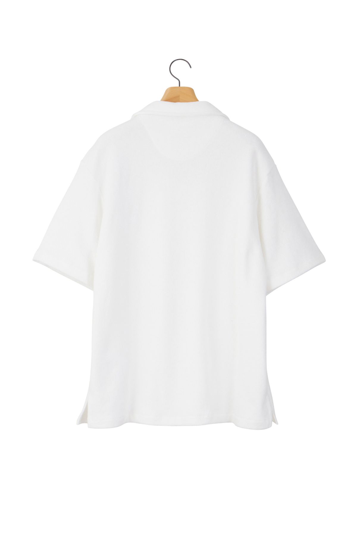 노앙(NOHANT) TERRY SHORT SLEEVE SHIRT WHITE