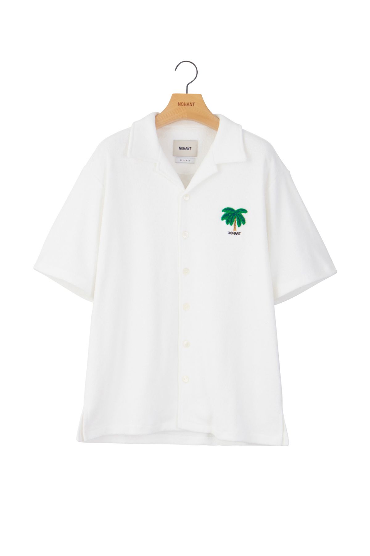 노앙(NOHANT) TERRY SHORT SLEEVE SHIRT WHITE