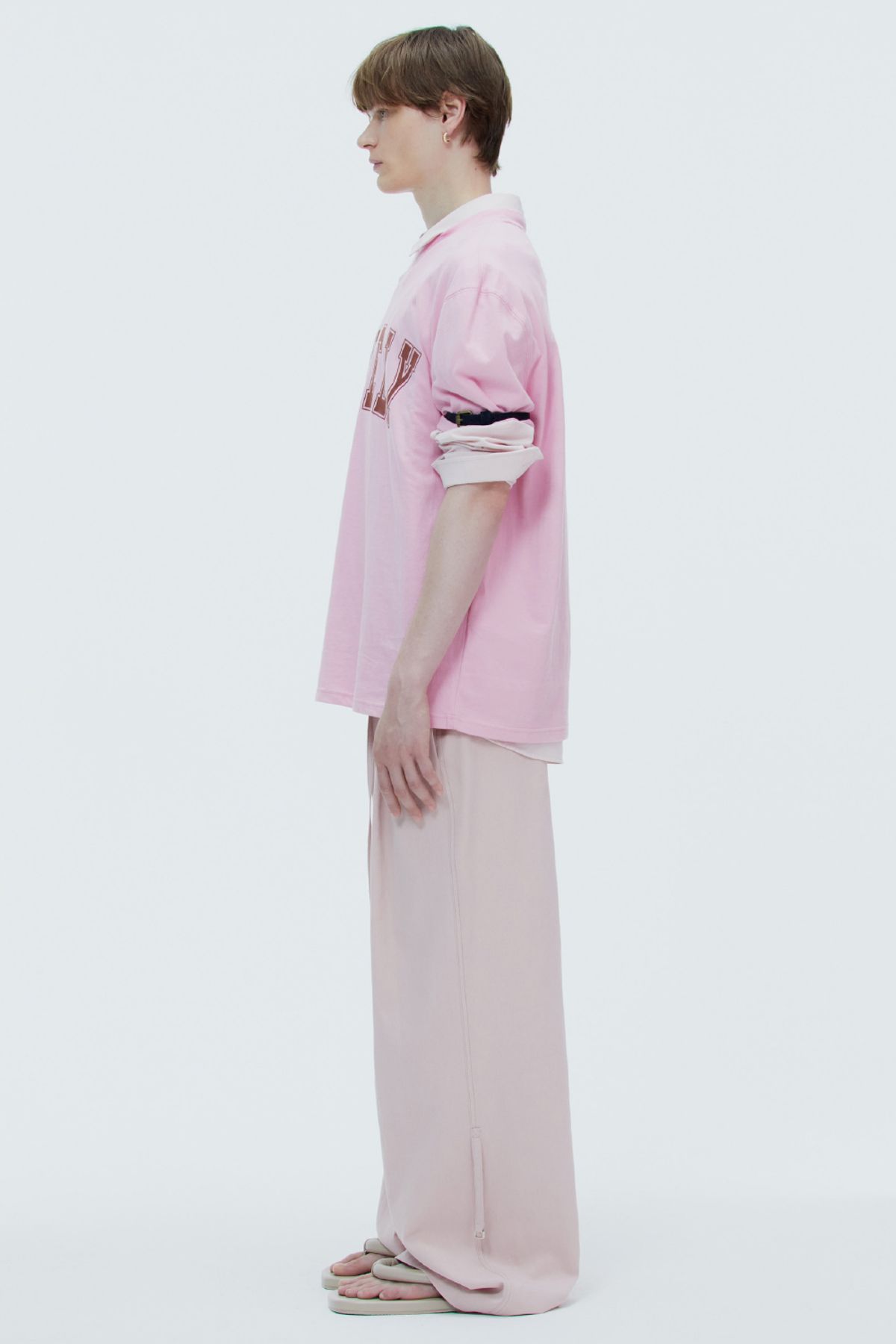 노앙(NOHANT) LONELY/LOVELY SHORT SLEEVE T SHIRT RESORT-PINK