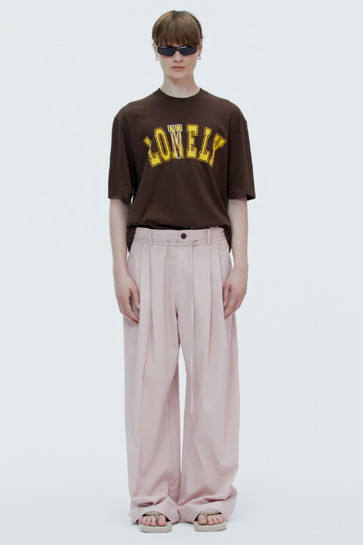 노앙(NOHANT) UNISEX TWO TUCK CHINO PANTS RESORT-PINK