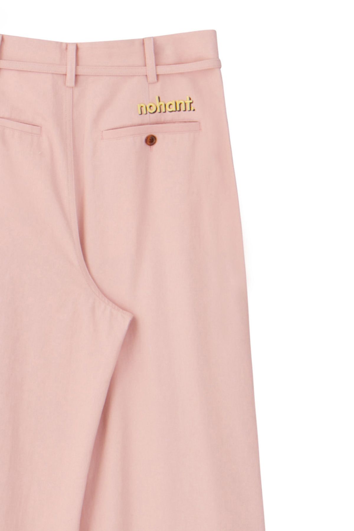 노앙(NOHANT) UNISEX TWO TUCK CHINO PANTS RESORT-PINK