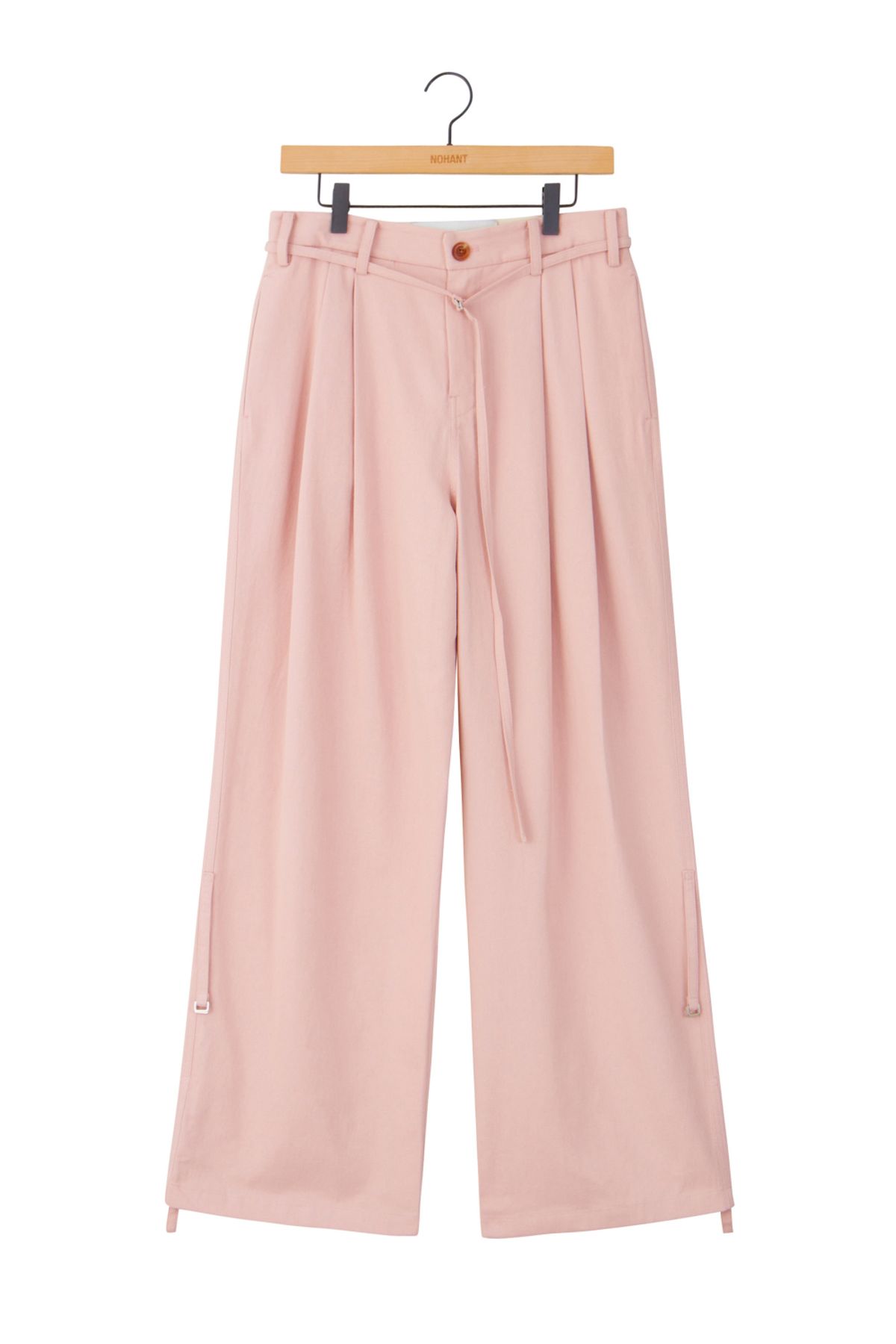 노앙(NOHANT) UNISEX TWO TUCK CHINO PANTS RESORT-PINK