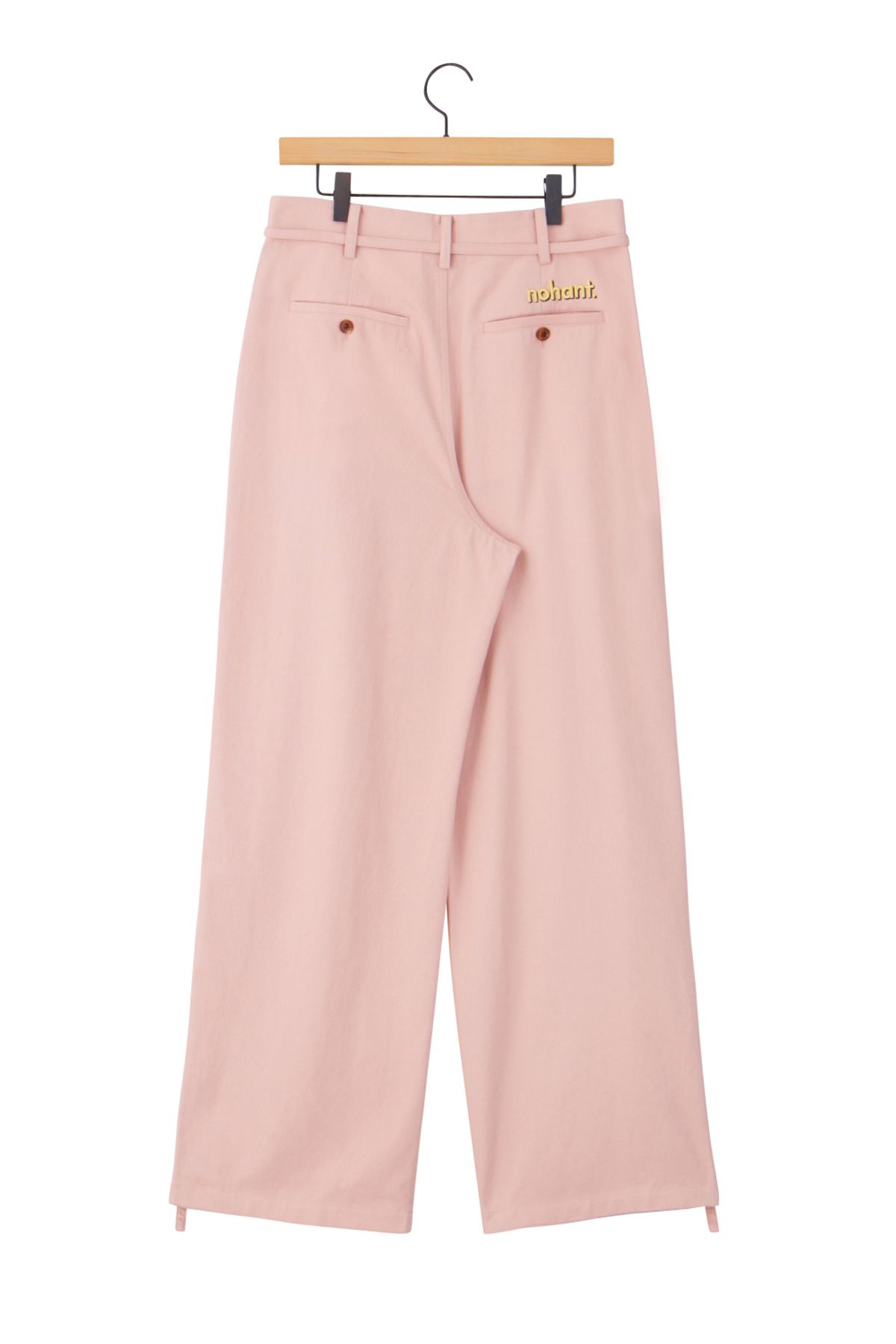 노앙(NOHANT) UNISEX TWO TUCK CHINO PANTS RESORT-PINK