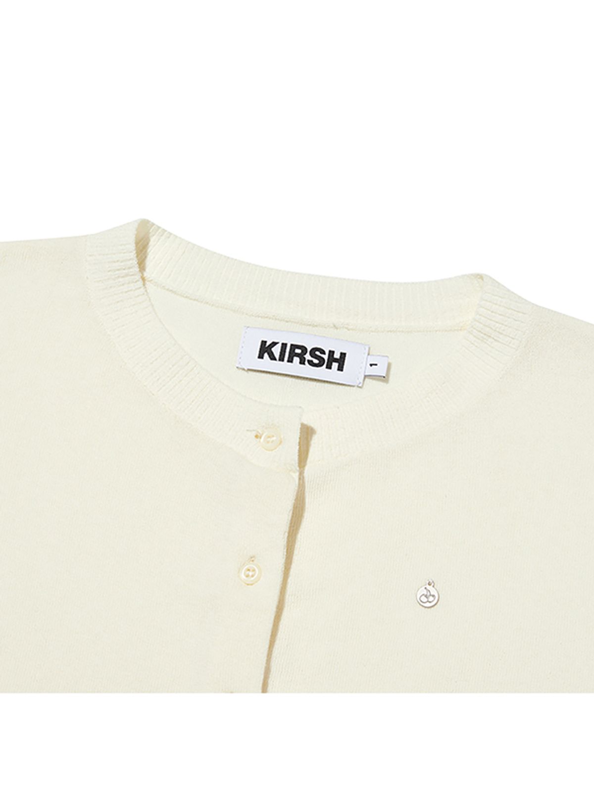 키르시(KIRSH) 스몰 체리 스탠다드 니트 가디건 [아이보리]