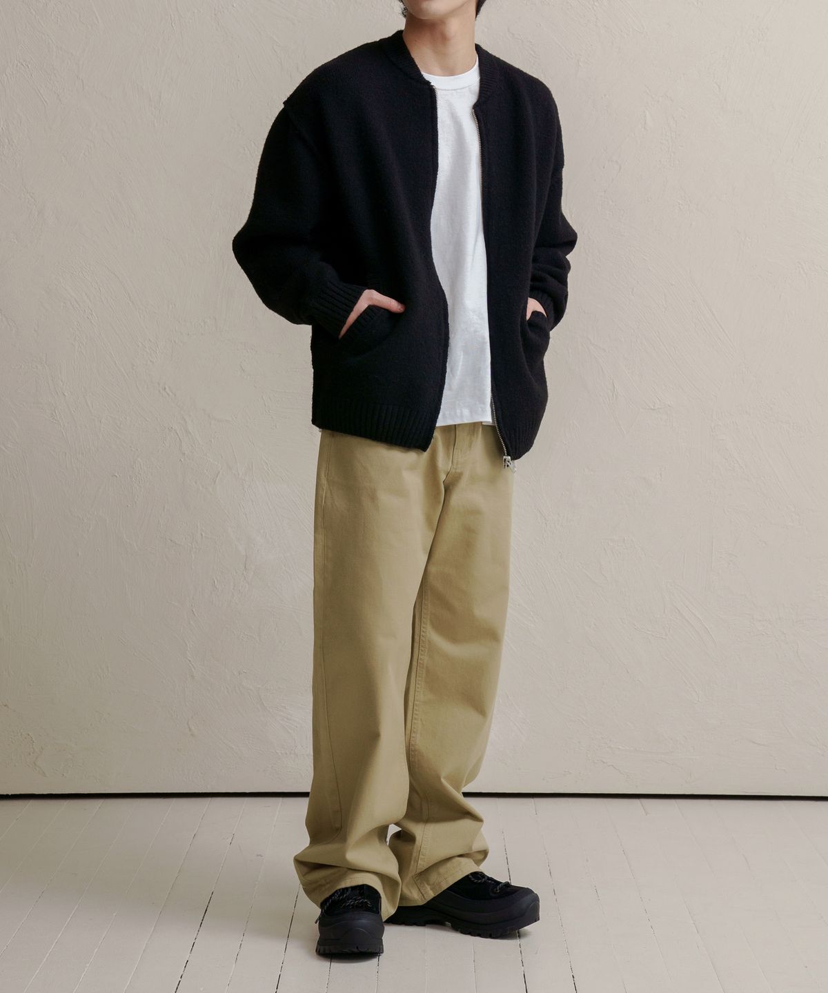 덴메이드(DENMADE) DEN0601 Extra Wide Cotton Pants(Beige)