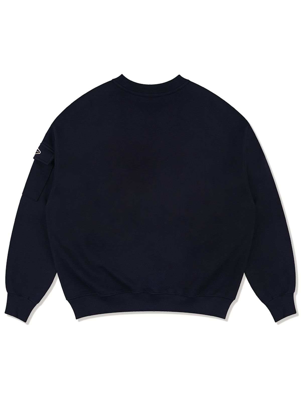 라 메종 스튜디오(LA MAISON STUDIO) UNISEX 카고포켓 DISPLACE 로고 맨투맨 네이비(FCE1TS101M)
