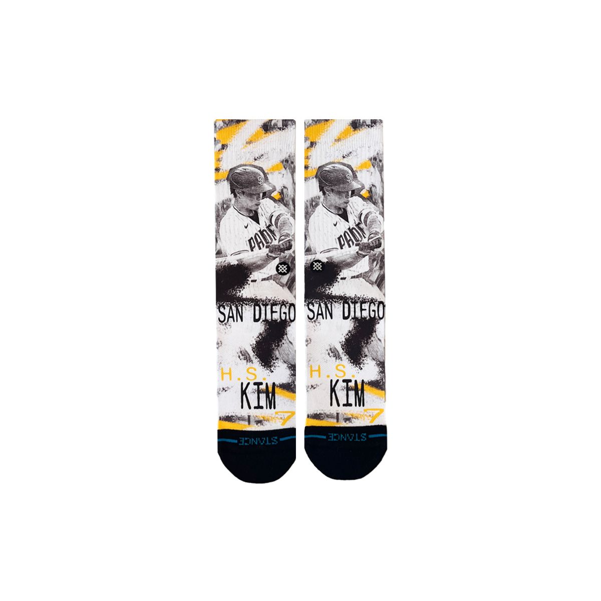 스탠스(STANCE) [MEN] [김하성 선수] MLB X STANCE 스트라이커 크루 STC-A556A24HSS-YEL