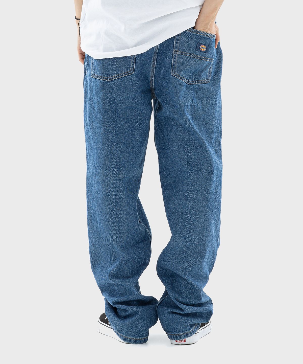 디키즈(DICKIES) 토마스빌 루즈핏 데님팬츠 Classic Blue