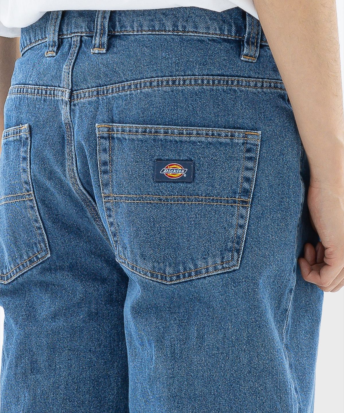 디키즈(DICKIES) 토마스빌 루즈핏 데님팬츠 Classic Blue