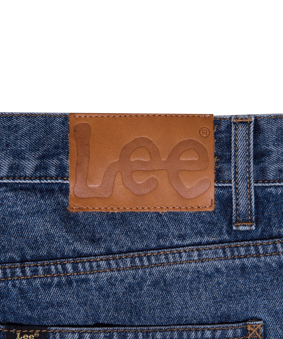 리(LEE) 맨 릴랙스드핏 데미지 데님 팬츠 인디고 미듐