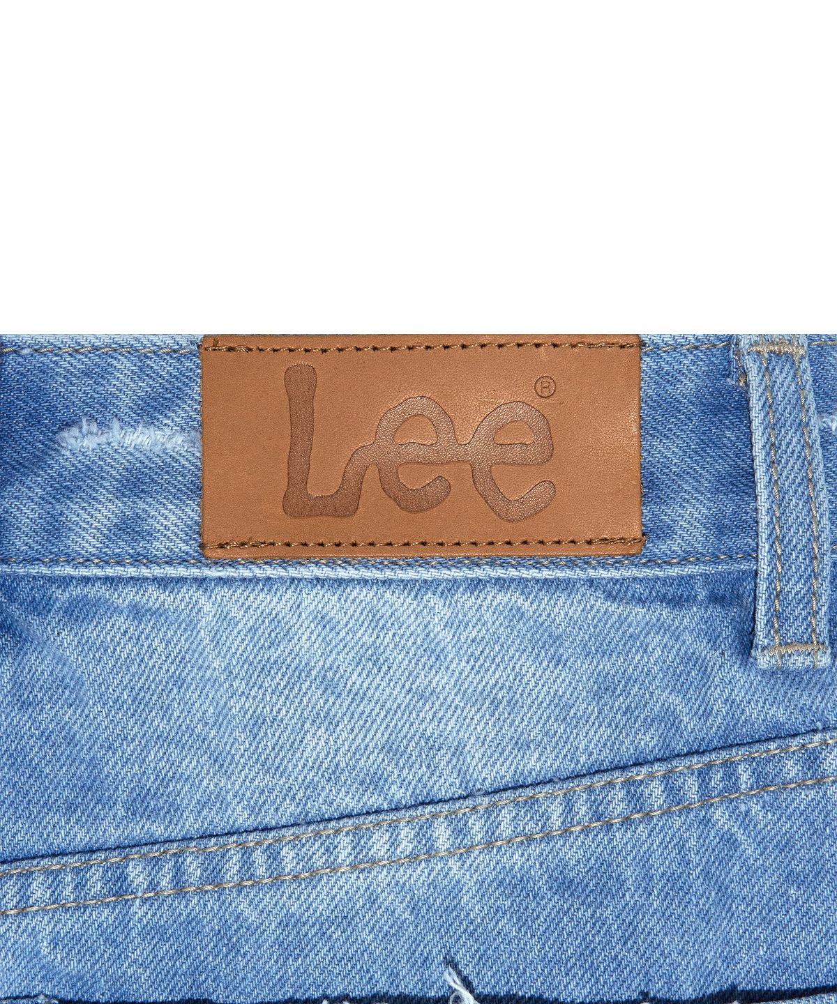 리(LEE) 우먼 로우 데님 미니 스커트 인디고 미듐