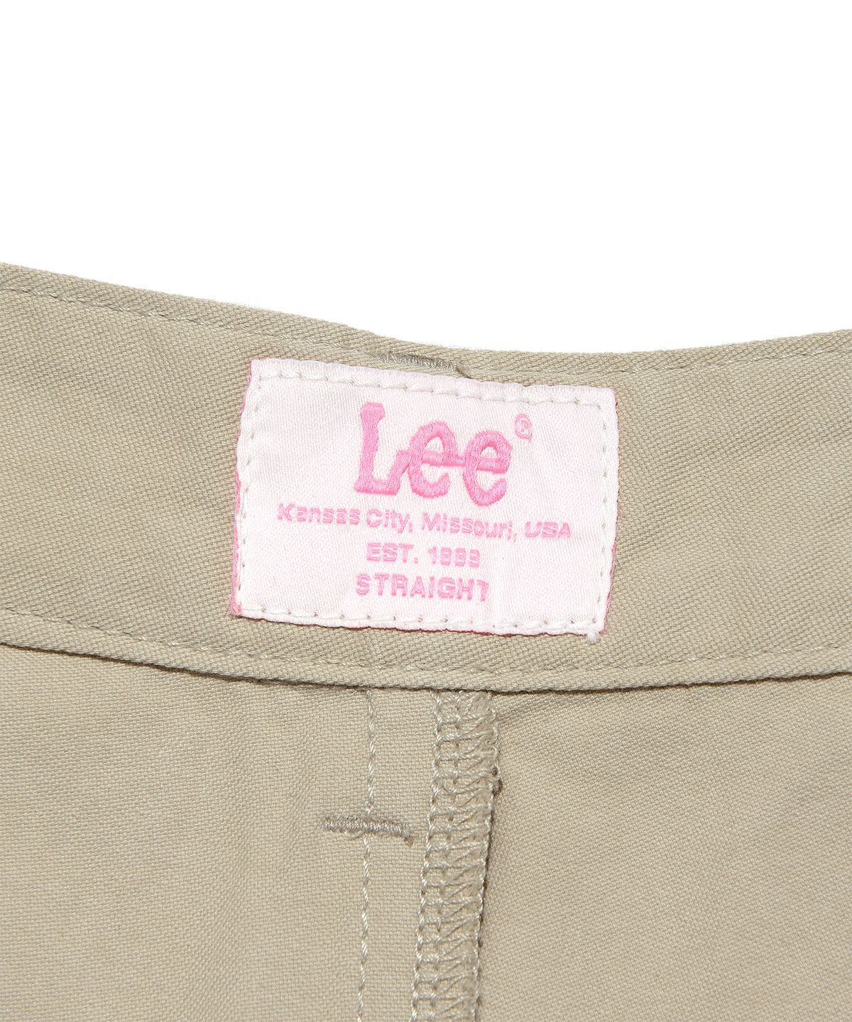 리(LEE) 우먼 턴업 퍼티그 쇼츠 베이지
