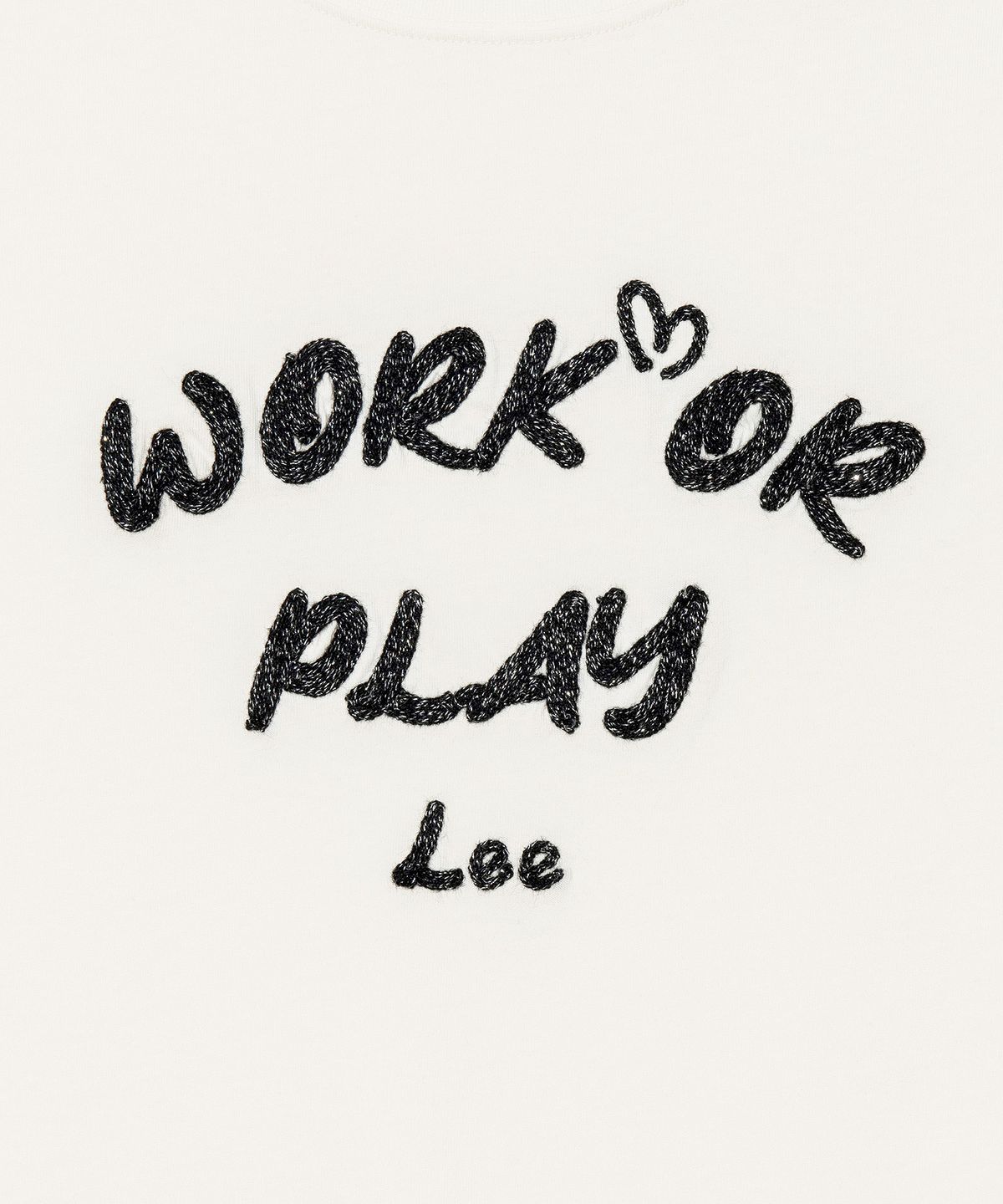 리(LEE) 우먼 스탠다드핏 그래픽 티셔츠 아이보리