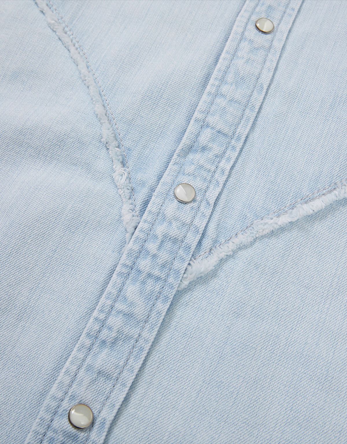 엠엠엘지(MMLG) [Mmlg] UNION DENIM SHIRT (LIGHT BLUE)