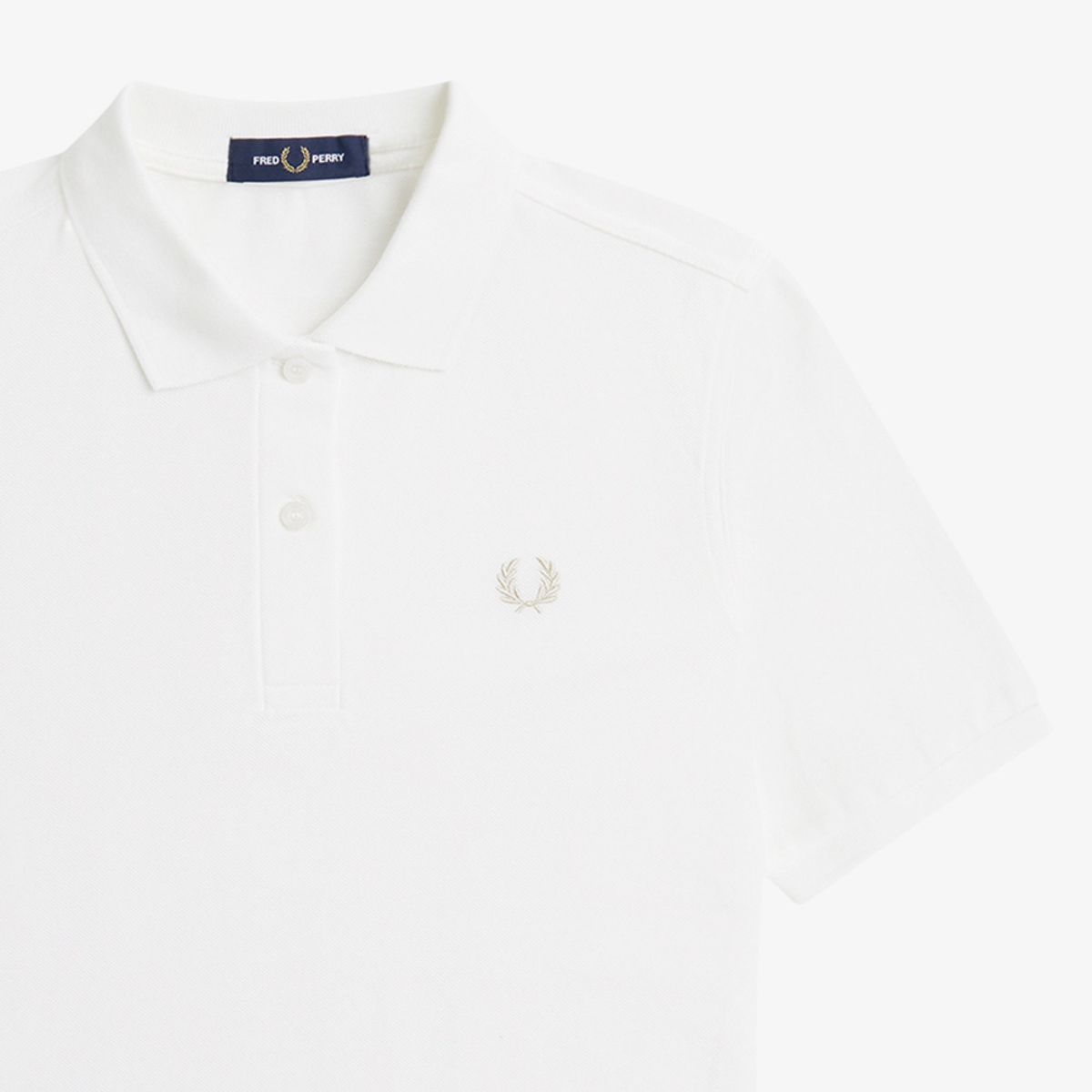 프레드페리(FRED PERRY) [G6000] 여성 플레인 프레드페리 셔츠 - 스노우화이트/오트밀 AFPF2416000-B34