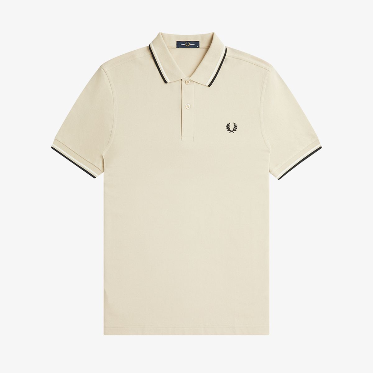 프레드페리(FRED PERRY) [M3600] 트윈 팁 프레드페리 셔츠 - 오트밀/에크루/블랙 AFPM2413600-U87