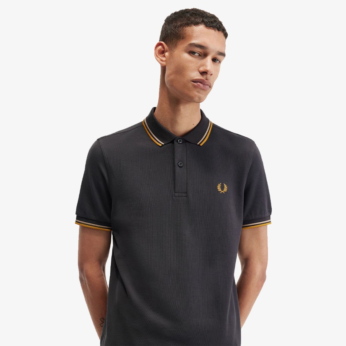 프레드페리(FRED PERRY) [M3600] 트윈 팁 프레드페리 셔츠(U93) AFPM2413600-U93