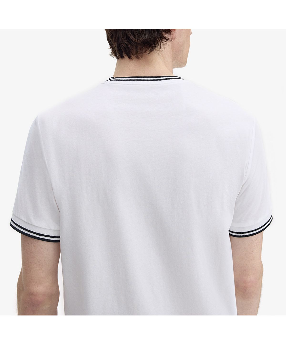 프레드페리(FRED PERRY) [Baseline] 트윈 팁 티셔츠 - 화이트 M1588-100