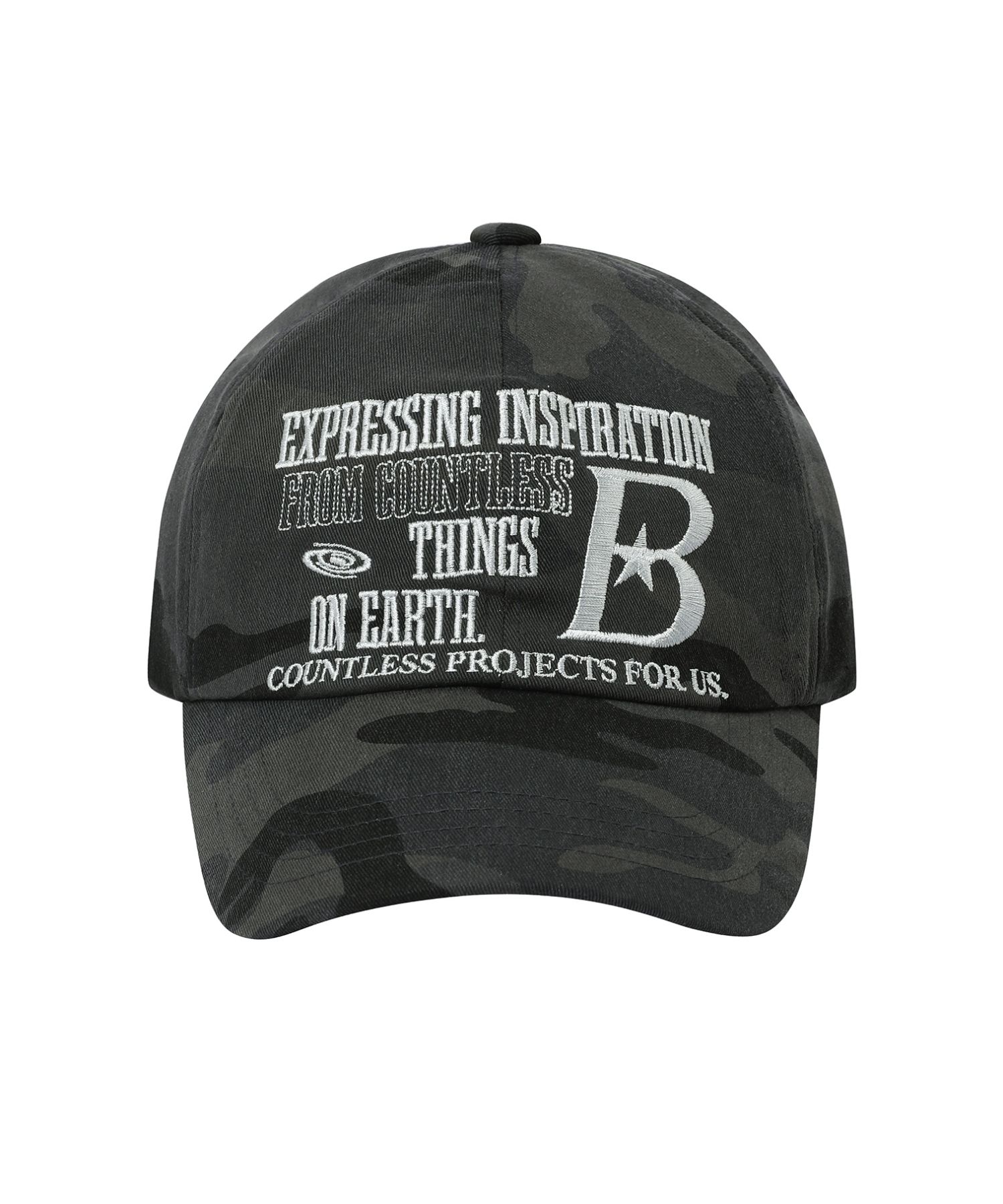 ◆25SS BAUF B LOGO Ball Cap/2色◆ MUSINSA | BAUF B LOGO ball cap [black camo]