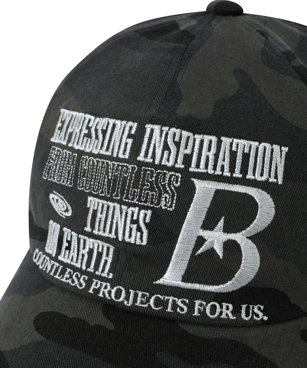 바우프(BAUF) B LOGO 볼캡 [블랙 카모]