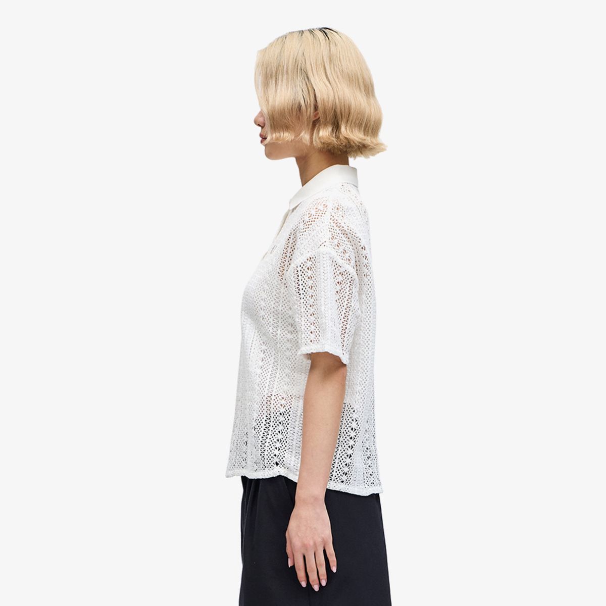프레드페리(FRED PERRY) [Womens] 레이스 폴로셔츠(129) AFPF2417134-129
