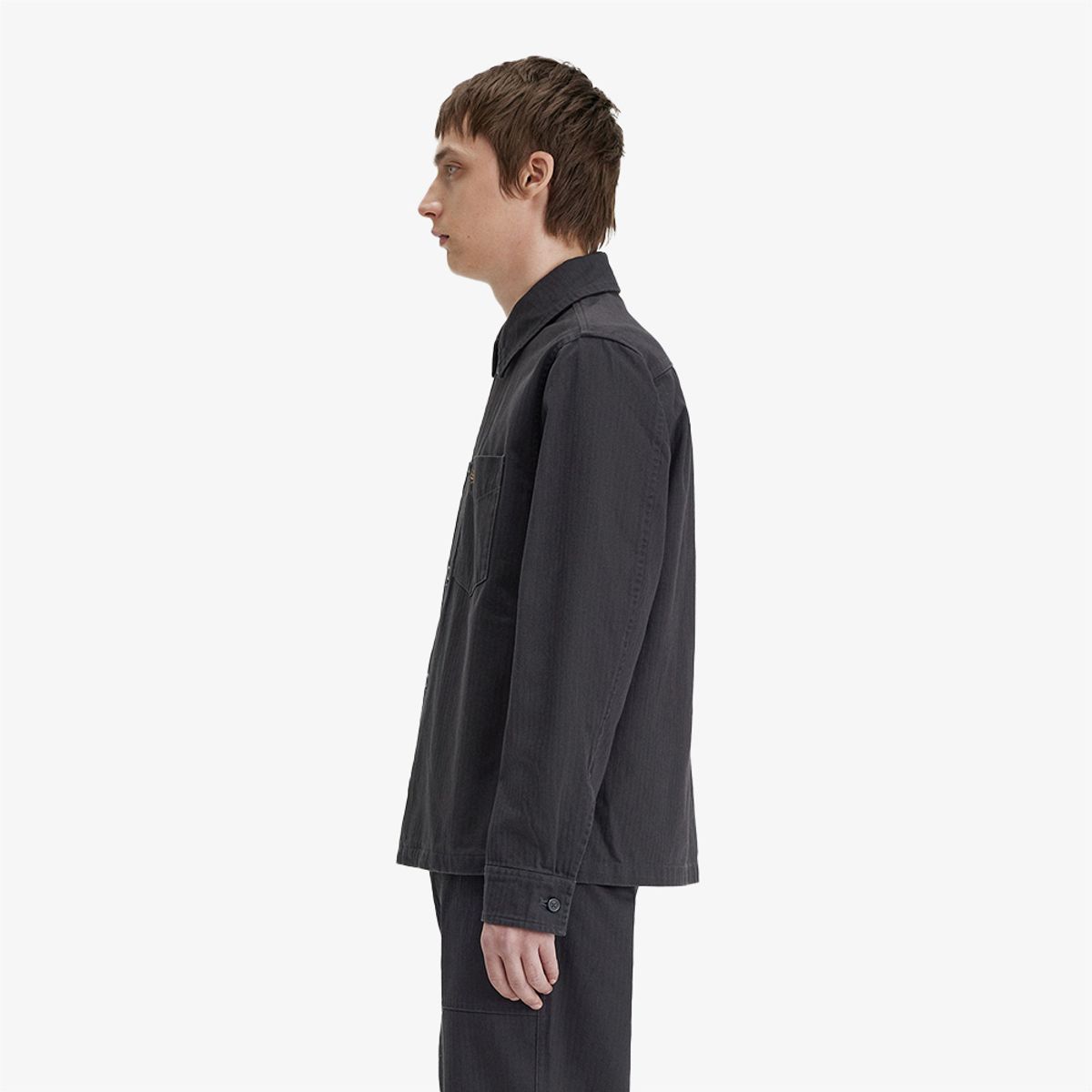 프레드페리(FRED PERRY) [Sharp] 헤링본 오버셔츠(297) AFPM2417754-297