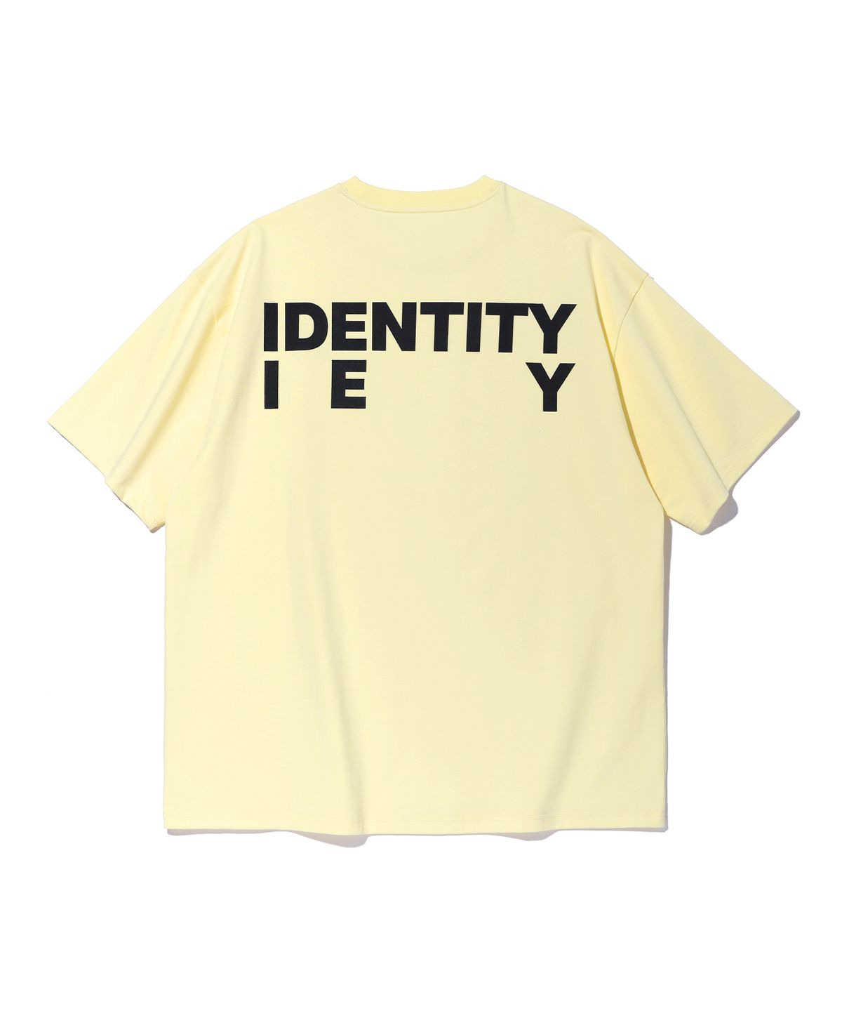 이에이(IEY) IDENTITY BACK LOGO T-SHIRT Lemon - 사이즈 & 후기 | 무신사