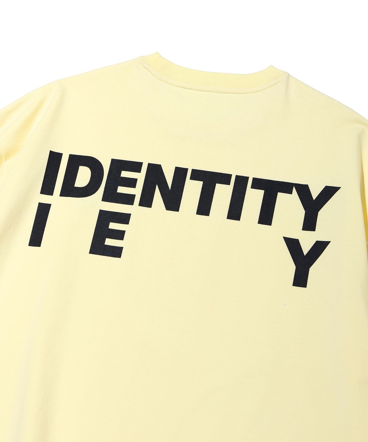 이에이(IEY) IDENTITY BACK LOGO T-SHIRT Lemon - 사이즈 & 후기 | 무신사