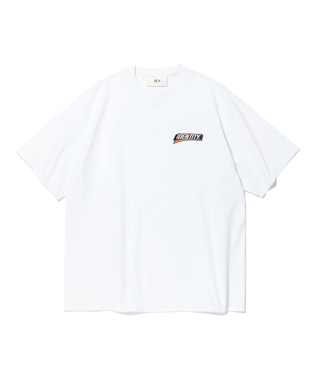 이에이(IEY) BATTERY BACK LOGO T-SHIRT White