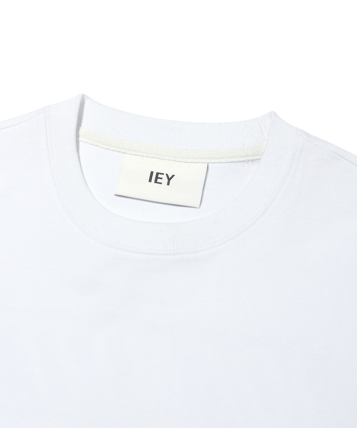 이에이(IEY) BATTERY BACK LOGO T-SHIRT White