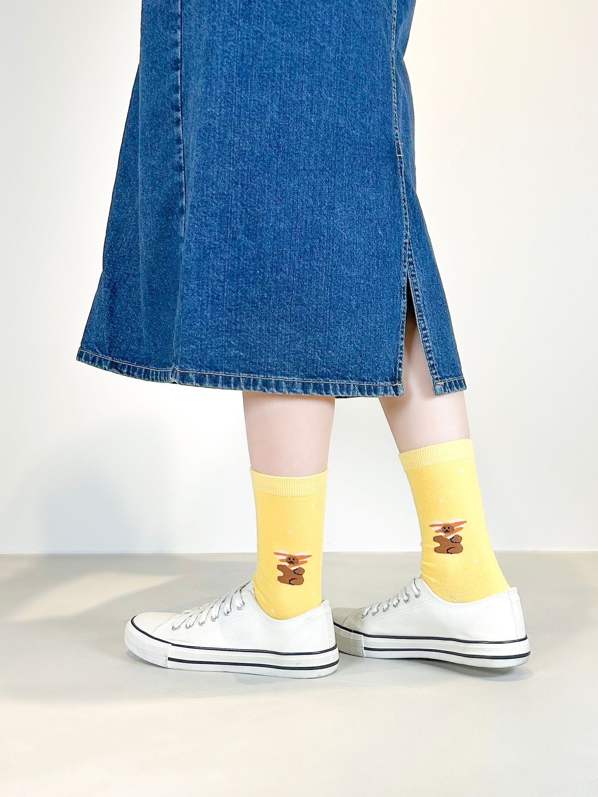 옐로우삭스(YELLOWSOCKS) [옐로우삭스X버터블라썸] 초코릿 베어 옐로우