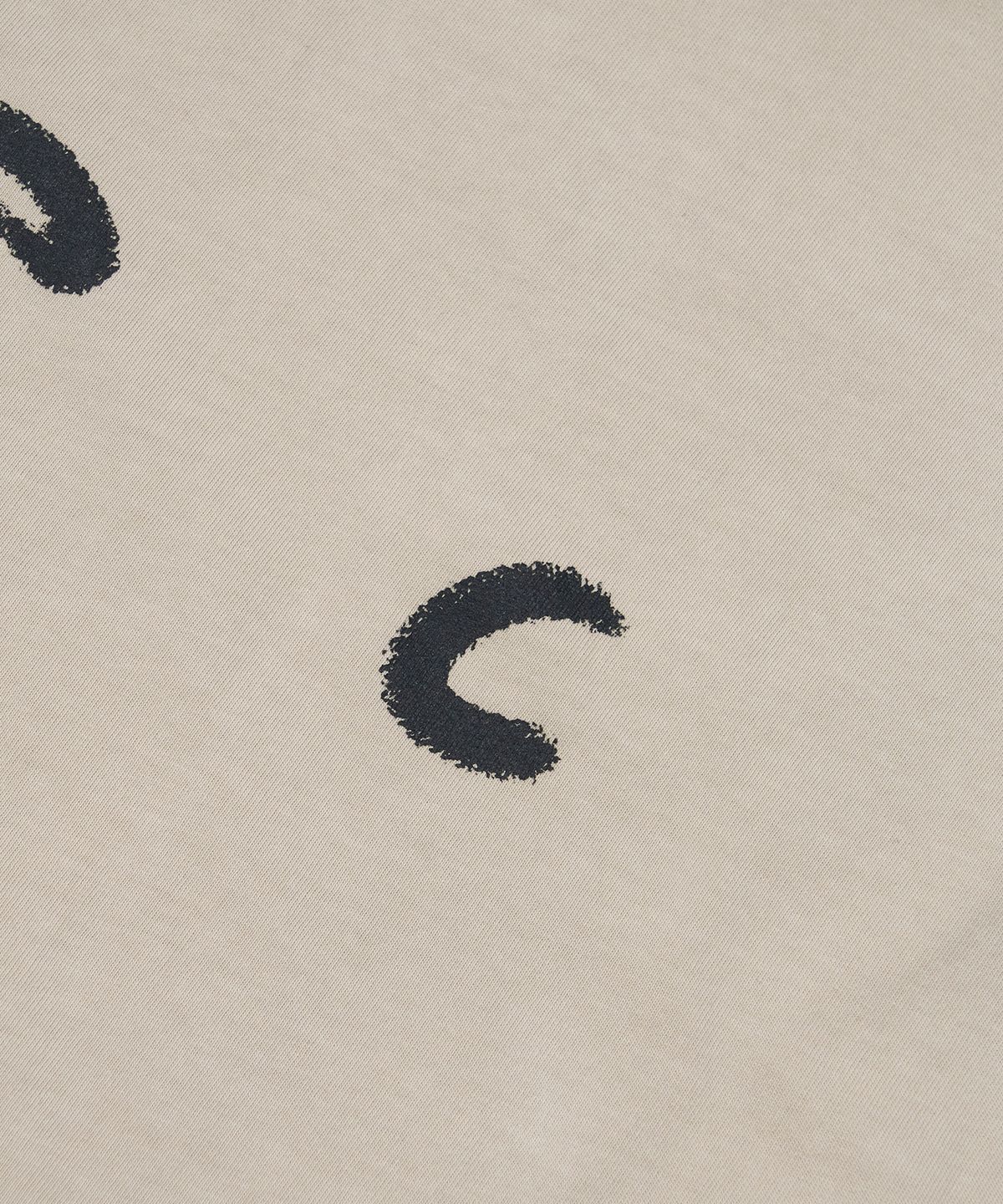 스티그마(STIGMA) Lexsecunda Vintage-Like Oversized Long Sleeves T-Shirts  Beige