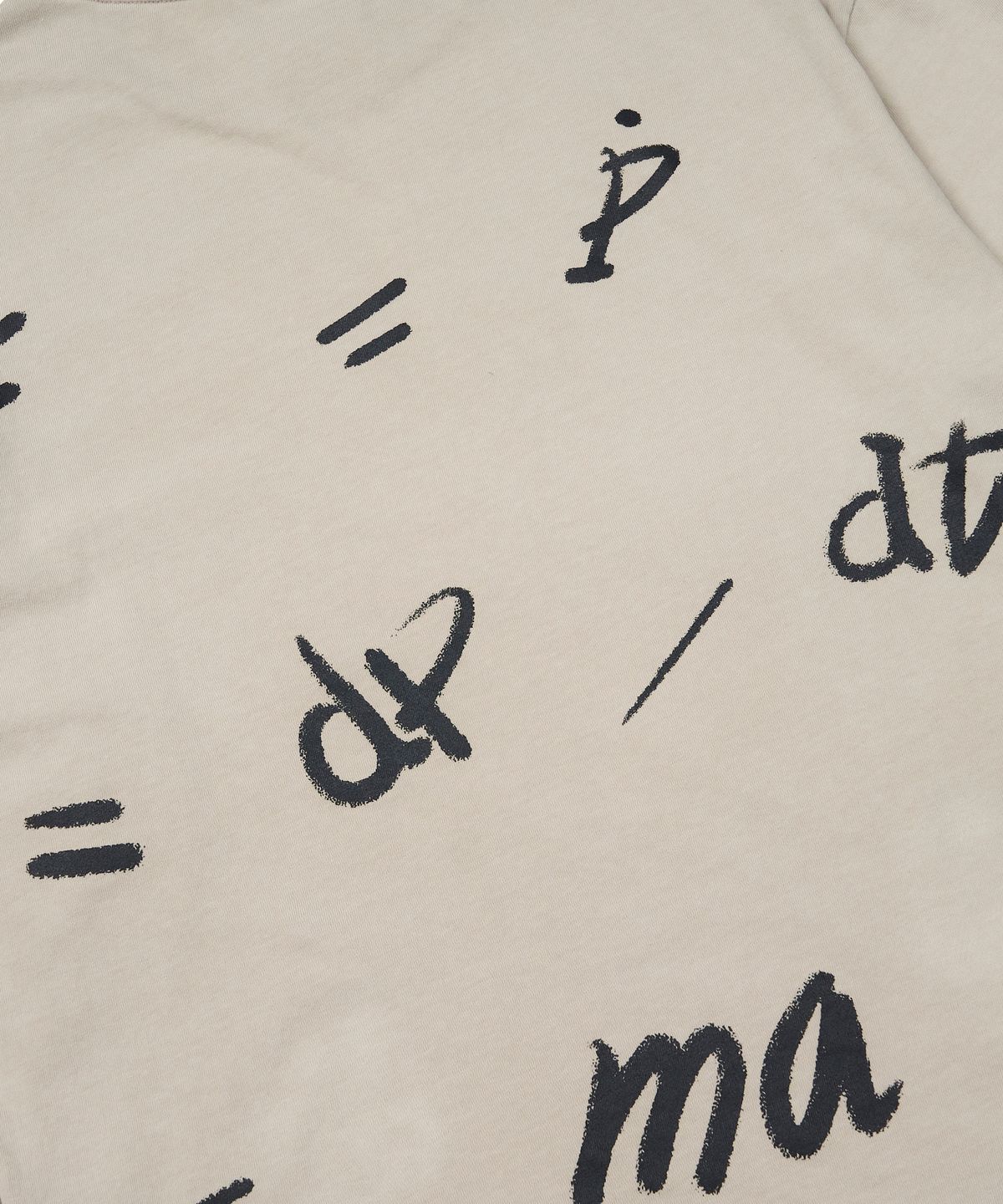 스티그마(STIGMA) Lexsecunda Vintage-Like Oversized Long Sleeves T-Shirts  Beige